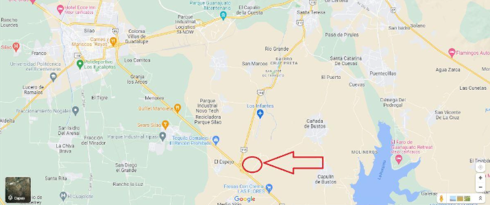 Terrenos en Venta Mpio. Cañada de Bustos, Gto. Carr. Silao/ Irapuato.