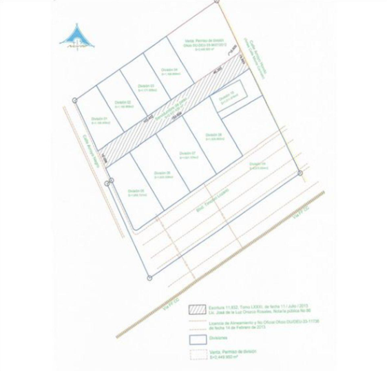 Venta de Terreno Industrial Calle Monte Carmelo/ Fracc. a Arroyo Hondo / Blvd. Torres Landa.